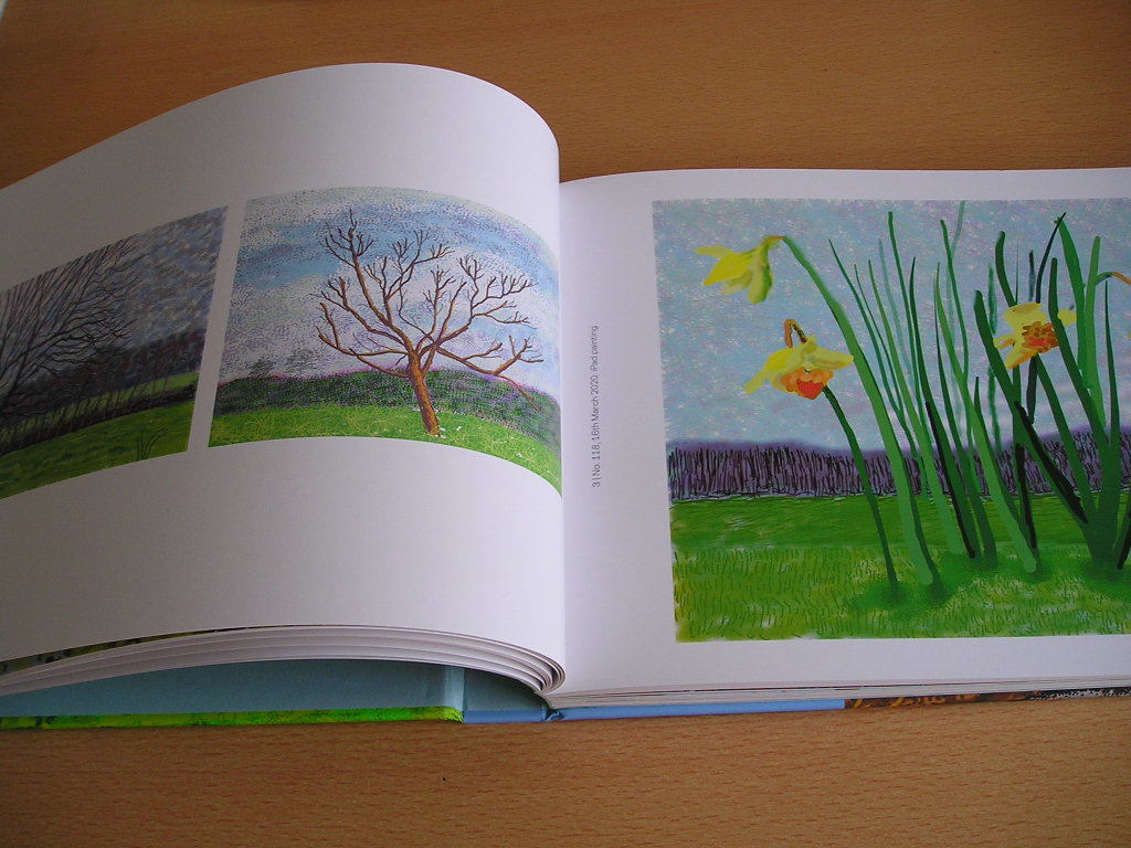 洋書・David Hockney The Arrival of Spring Normandy, 2020・デイビッド ホックニーのノルマンディーの春の絵画集です_画像5