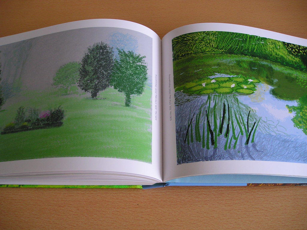 洋書・David Hockney The Arrival of Spring Normandy, 2020・デイビッド ホックニーのノルマンディーの春の絵画集です_画像9