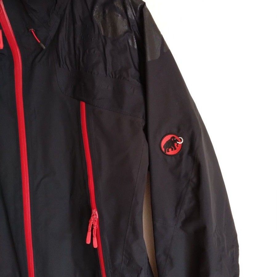 MAMMUT GORE-TEX PRO フード付きジャケット ブラック 旧ロゴ 防風 men's XL