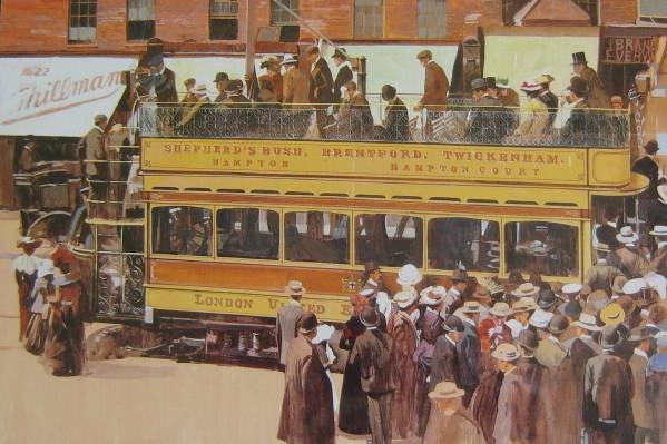 １８世紀 ハンプトン・コート 路面電車 ５００ピースの画像1
