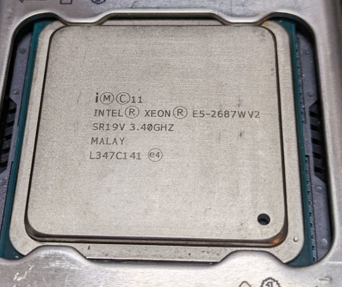【中古・送料無料】Intel Xeon E5-2687W V2 SR19V 3.40GHz LGA2011_画像1