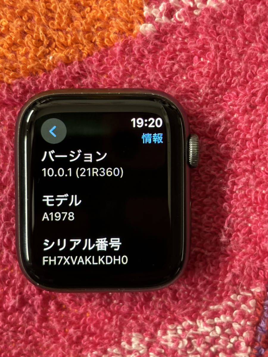 Apple watch SERIES4 スペースグレイアルミニウム 44MM GPSモデル アップルウォッチ送料無料