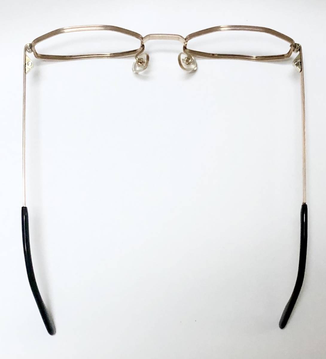 未使用 / 1960年代】14K金張 イタリア製オクタゴン メガネ 八角形 ビンテージ / ヴィンテージの画像8