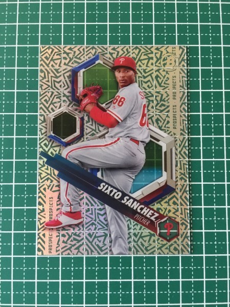 即決のみ！★TOPPS MLB 2018 BOWMAN HIGH TEK PHT-SS シクスト・サンチェス（SIXTO SANCHEZ）【フィラデルフィア・フィリーズ】ベース 18★_画像1