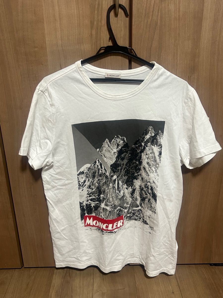 モンクレール　tシャツ　Lサイズ　ホワイト