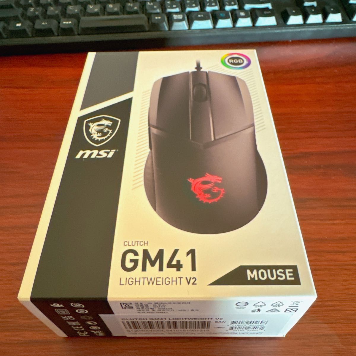 MSI GM41 V2 CLUTCH ゲーミングマウス