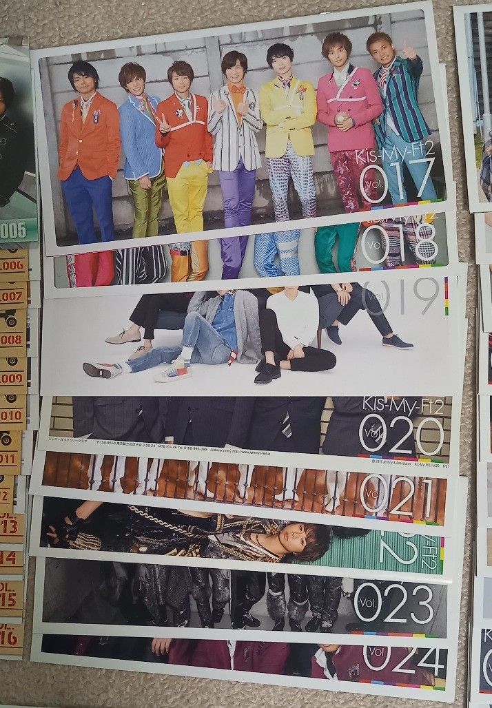 #Kis-My-Ft2 ジャニーズファミリークラブ会報誌Vol.005ー041 計37冊他