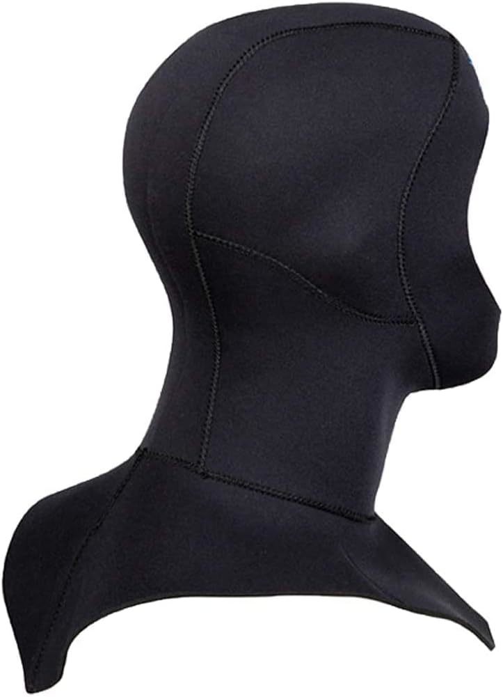 ダイビングフード 男女兼用 ネオプレン素材 ウエットスーツフード の厚さ 3mm ブラック M_画像4