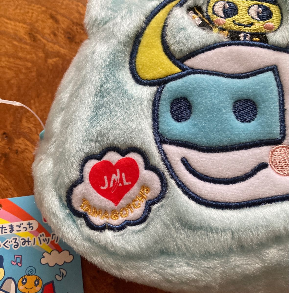 JALオリジナルたまごっち JALっち もこもこ ぬいぐるみバッグ 新品未