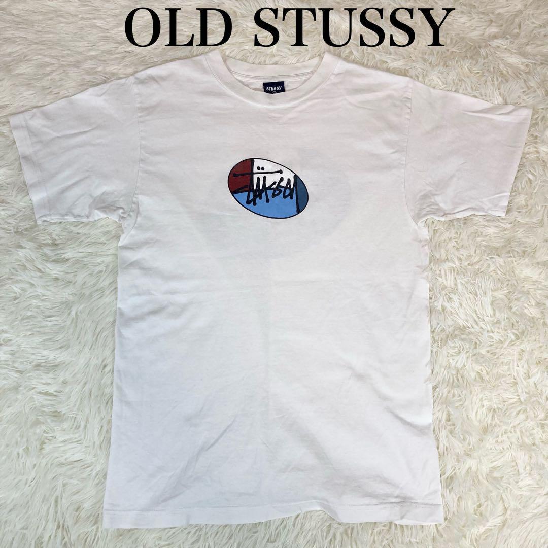 90s オールド stussy ステューシー　Tシャツ　Mサイズ　紺タグ　USA