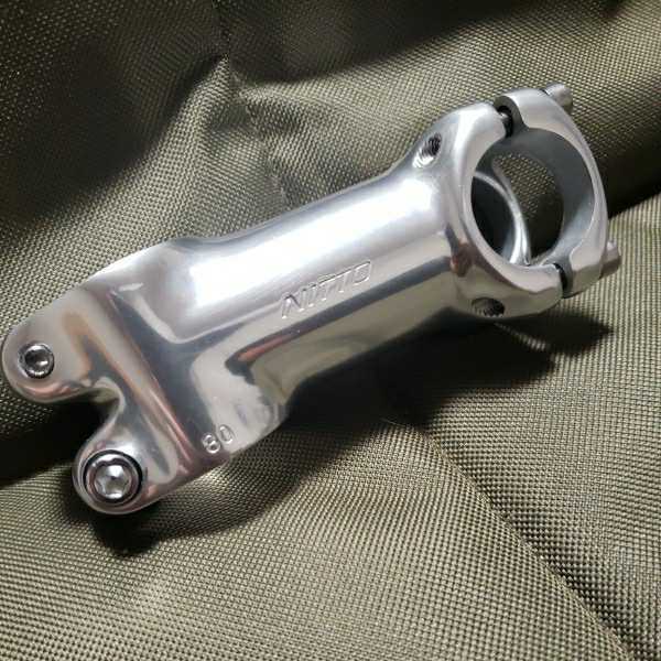 日東 NITTO UI-75 ステム シルバー 80mm 25.4mm 82°