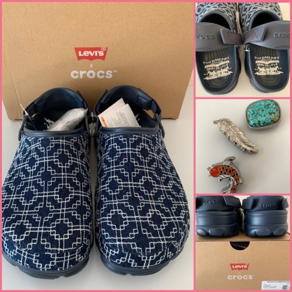 宅配 x LEVI’S CROCS SASHIKO ダークインディゴ Clog Terrain All 28cm 宅配 x LEVI’S CROCS SASHIKO ダークインディゴ Clog Terrain All 28cm