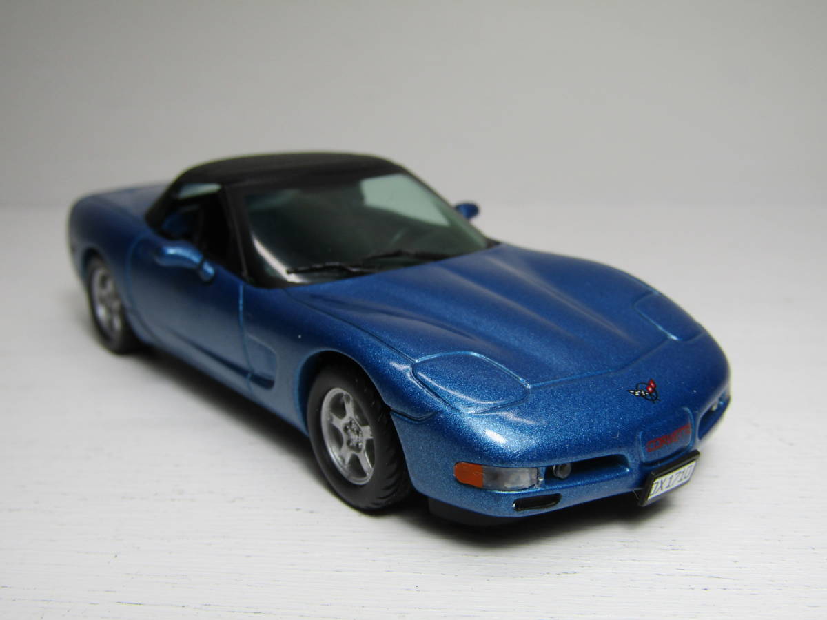 Chevrolet Corvette 1/43 シボレー コルベット 1998 C5 V8 アメリカンマッスル cabriolet ブルーメタ GM ULTRA クローズド コンバーチブル _画像7