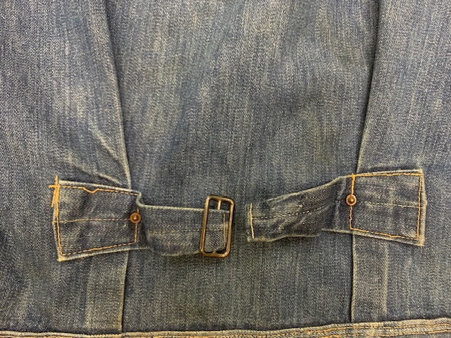 激レア ビッグサイズ 40s モンゴメリーワード101 針刺しバックル デニムジャケット ビンテージ 1940S MONTGOMERY WARD DENIM JKT 2nd TYPEの画像7