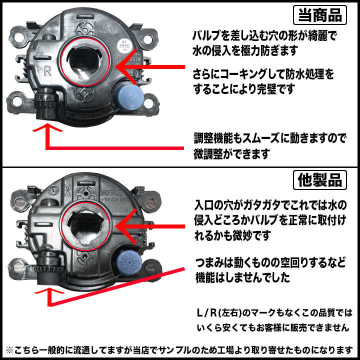 スペーシアカスタム ギア MK53S イエロー/ホワイト フォグランプユニット＋2色切替え LEDバルブ 白色/黄色 パーツ LEDフォグランプ 1年保証_画像4