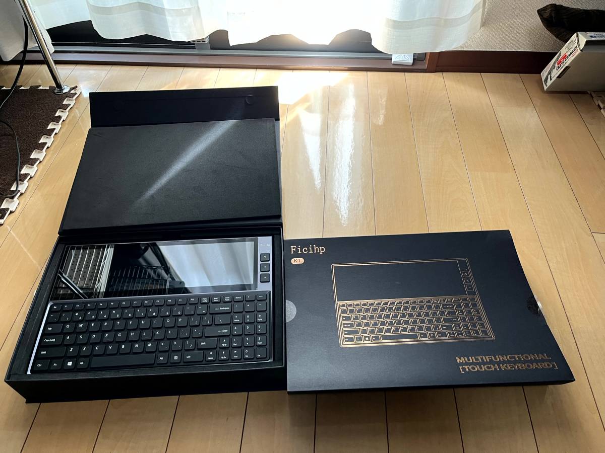 Ficihp K1 ディスプレイ付きキーボード クラファン-