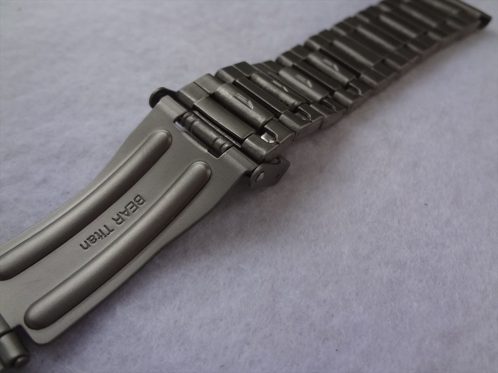 ドイツ製 Bear 腕時計 チタン 22mm バンド Titanium チタニウム ベルト _画像5
