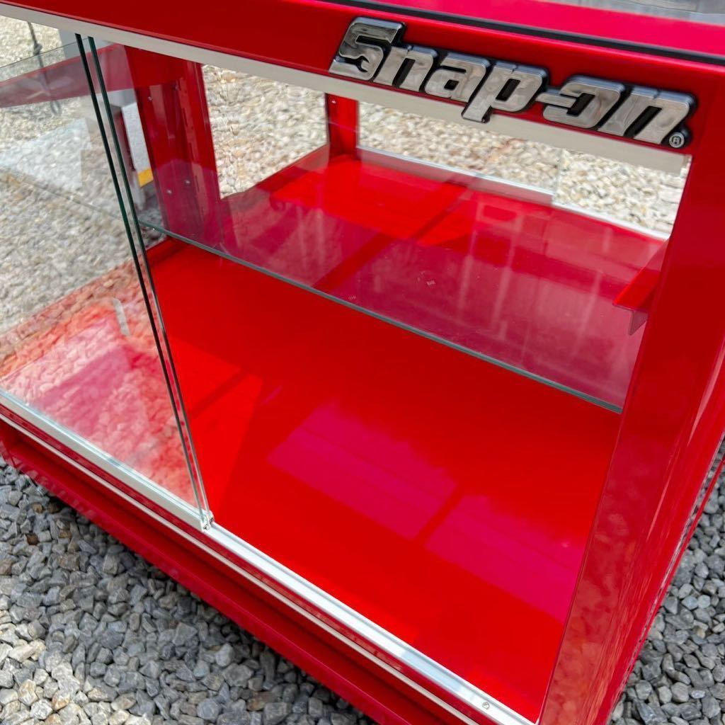 極美品】Snap-on スナップオン限定品ショーケースガラス 極美品】Snap-on スナップオン限定品ショーケースガラス