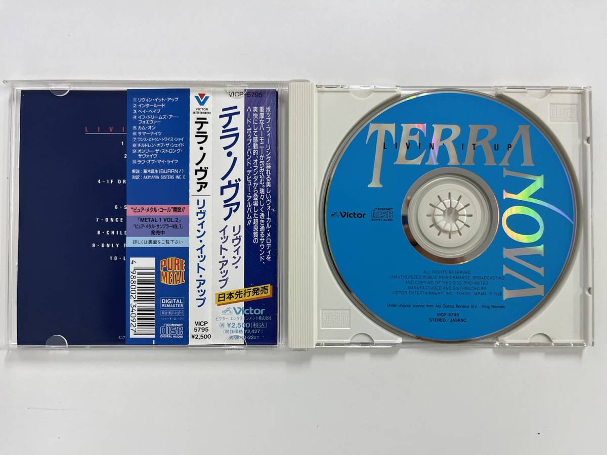 値下げ TERRA NOVA LIVIN' IT UP 国内版 帯付き 特価即決 テラ ノヴァ リヴィン イット アップ_画像2