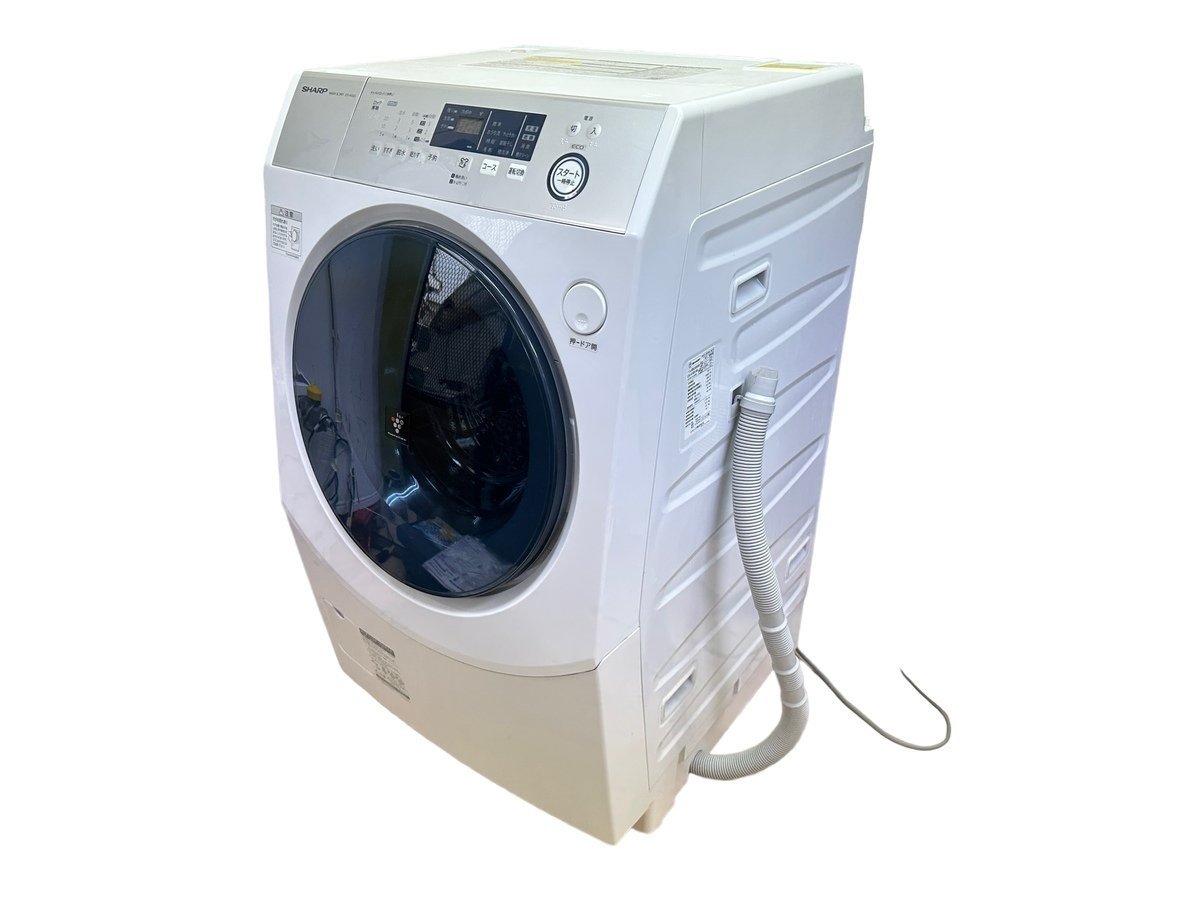 楽ギフ_包装】 ES-H10D-WL シャープ 10kg/6kg 2019年製 ドラム式洗濯