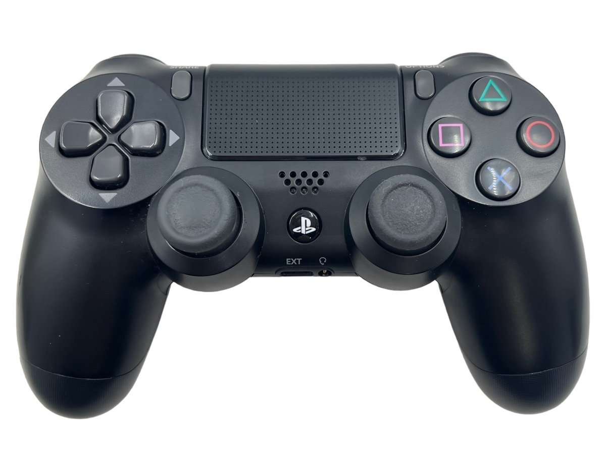 SONY ソニー PS4 PlayStation4 ピーエスフォー ワイヤレスコントローラー DUALSHOCK4 ジェット・ブラック CUH-ZCT2J 黒 無線_画像2