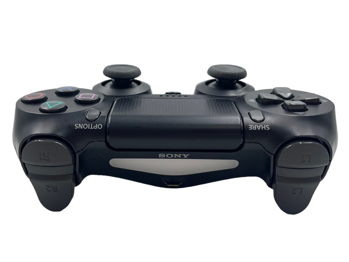 SONY ソニー PS4 PlayStation4 ピーエスフォー ワイヤレスコントローラー DUALSHOCK4 ジェット・ブラック CUH-ZCT2J 黒 無線_画像4