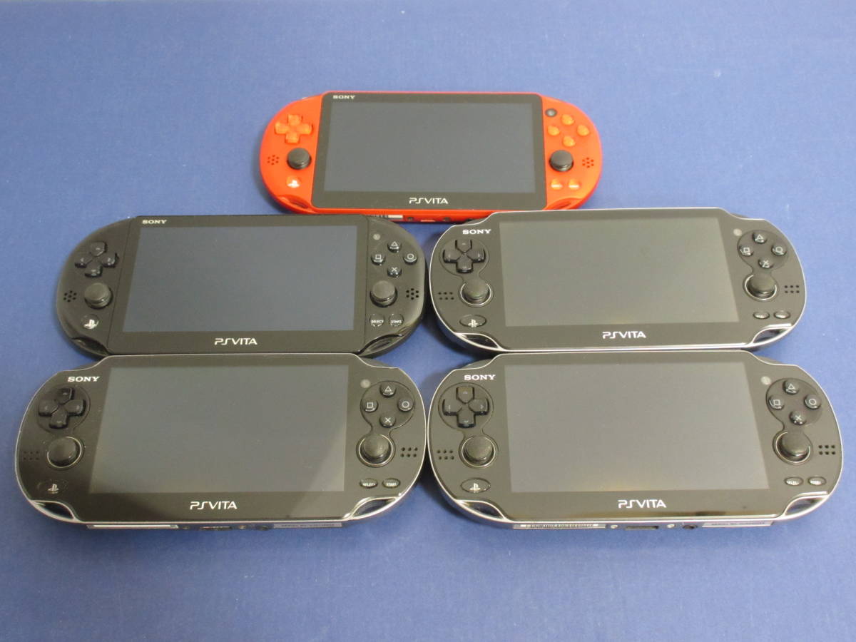 067) 【ジャンク】 PSVita 本体のみ PCH-1000/PCH-2000 5台セット(PS