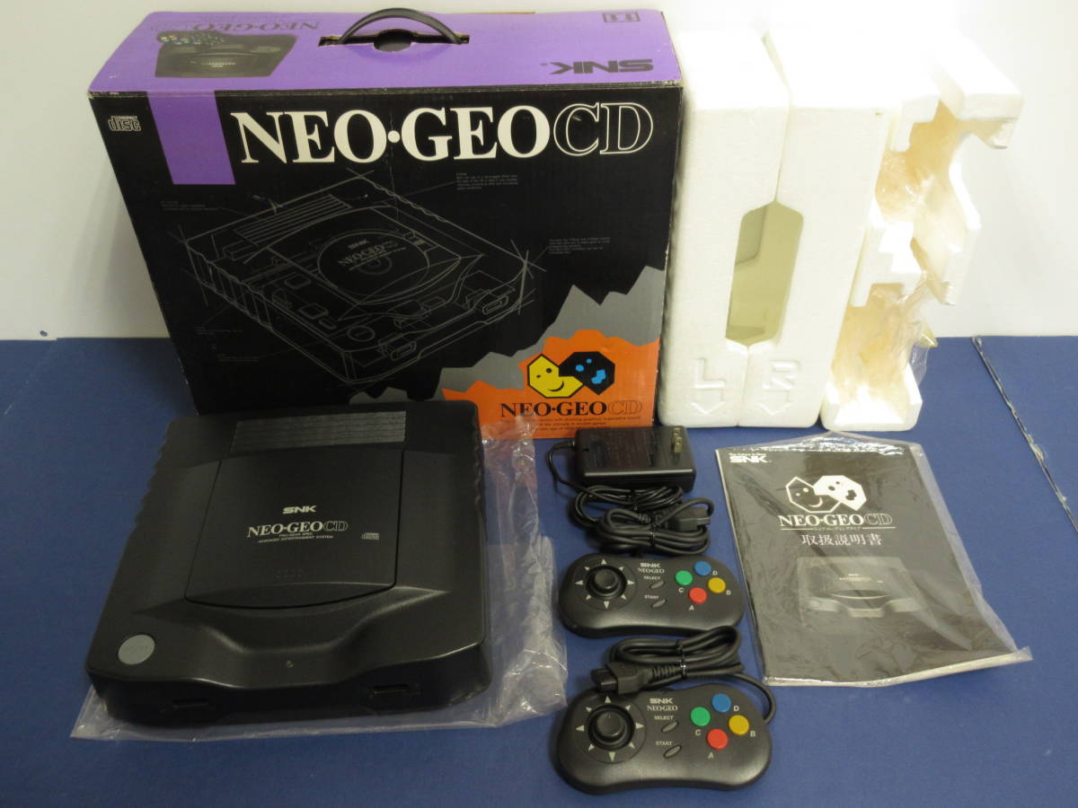 玄関先迄納品 071) SNK NEOGEO CD ネオジオCD 本体/コントローラー