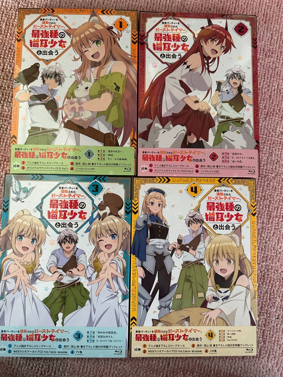 勇者パーティーを追放されたビーストテイマー、 最強種の猫耳少女と出会う Blu-ray 全巻セット