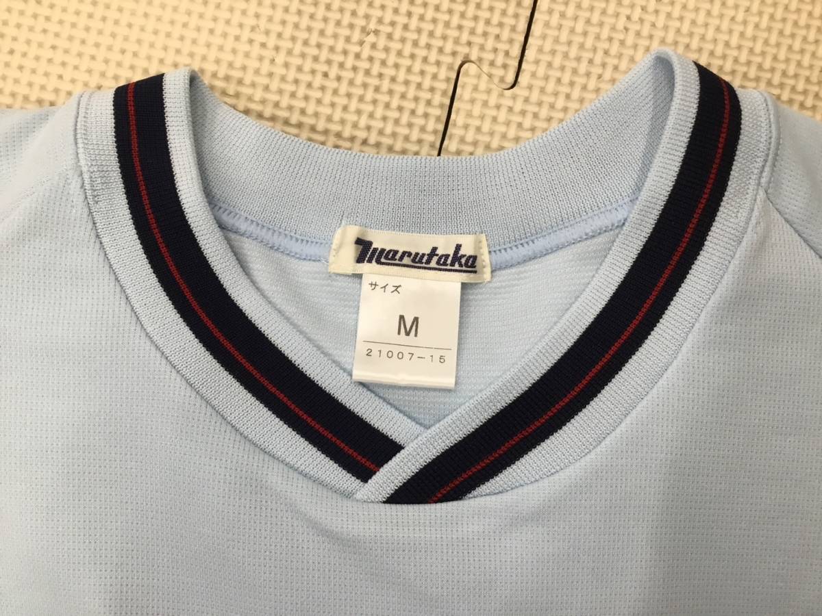 MM-921c 新品【marutaka】スポーツウェア サイズ M /長袖/重ね衿/ラグラン/男女兼用/体操着/体操服/運動着/小学生/中学生/高校生_画像4