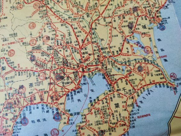 古地図【昭和28年・「日本国有鉄道路線図」】_画像6