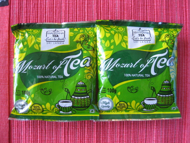 MAHAJANA Mozart TEA /マハジャナ モーツァルトティ 100g×２袋 100%ナチュラルティ スリランカ産_画像1