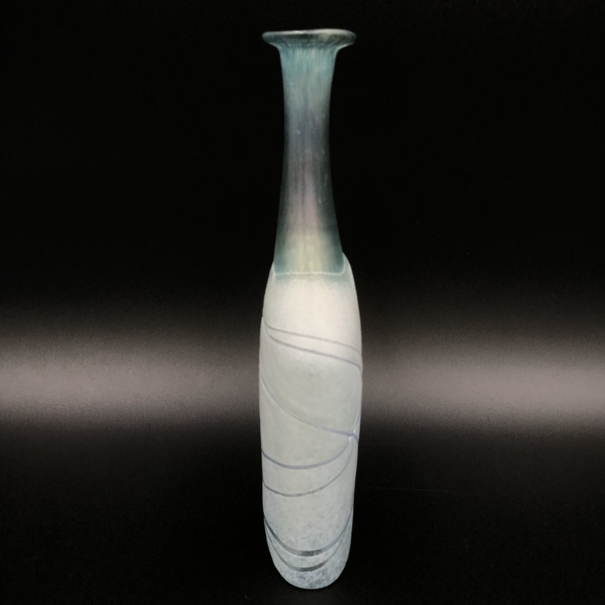 KOSTA BODA コスタボダ　アーティストコレクション　Blue Galaxy Vase　Bertil Vallien バーティル ヴァリーン　北欧 【J309-066#60】_画像7