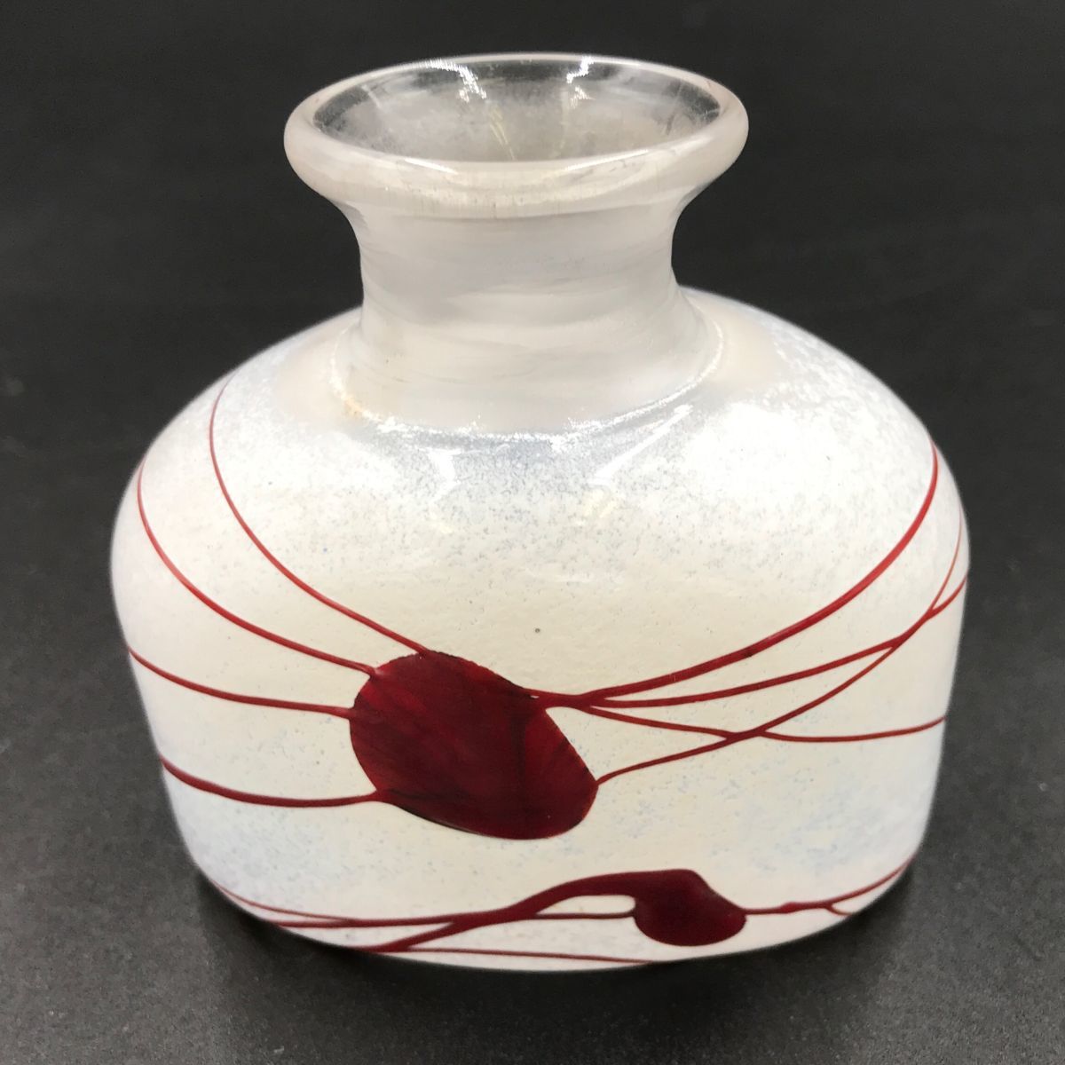 KOSTA BODA コスタボダ　アーティストコレクション　Red Galaxy Vase　Bertil Vallien バーティル・ヴァリーン　北欧【J309-064#60】_画像1