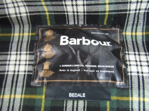 Barbour バブアー　BEDALE ビデイル　セージ　サイズ32　イングランド製_画像4