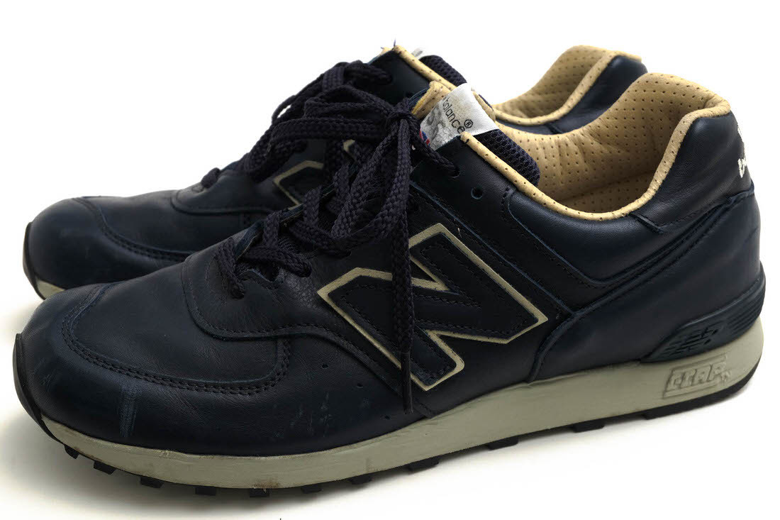 NEW BALANCE ニューバランス ローカットスニーカー M576CNN フルグレインレザー 牛革_画像1