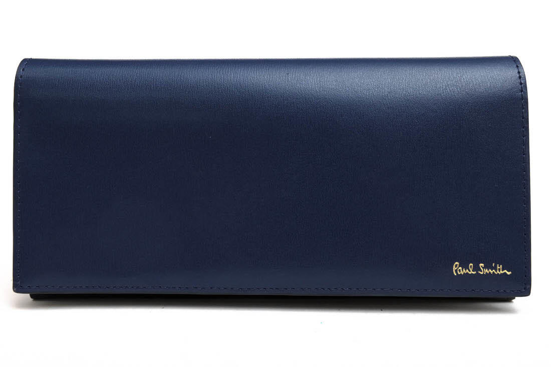 Paul Smith ポールスミス 長財布 PSN306 CITY EMBOSS WALLET シティエンボス スプリットレザー パルメラートエンボス加工 小銭入れあり 二