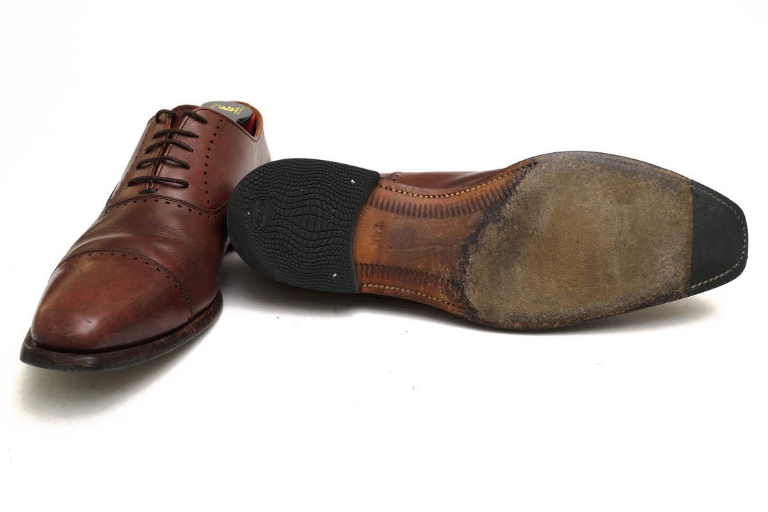 SCOTCH GRAIN スコッチグレイン ビジネスシューズ 756 Belle Homme ベルオム 牛革 ストレートチップ レザーソール グッドイヤーウェルト製_画像6