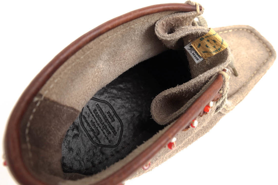 VISVIM ビズビム チャッカブーツ 0112202002003 BEUYS TREKKER RENO-FOLK 牛革 ワラビー ビーズ クレープソール モカシン_画像8