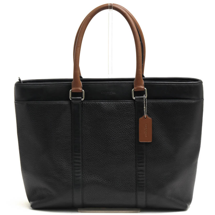 COACH コーチ トートバッグ F55410 PERRY BUSINESS TOTE IN PEBBLE LEATHER ペリー ビジネストート ペブルドレザー 牛革 シボ革 シュリン_画像1