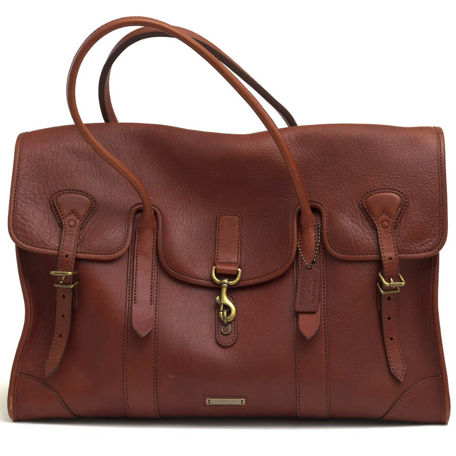 COACH コーチ ビジネスバッグ 71121 Billy Reid Archival Leather Day Bag ビリーリード コラボモデル 牛革 ボストンバッグ ヴィンテージ