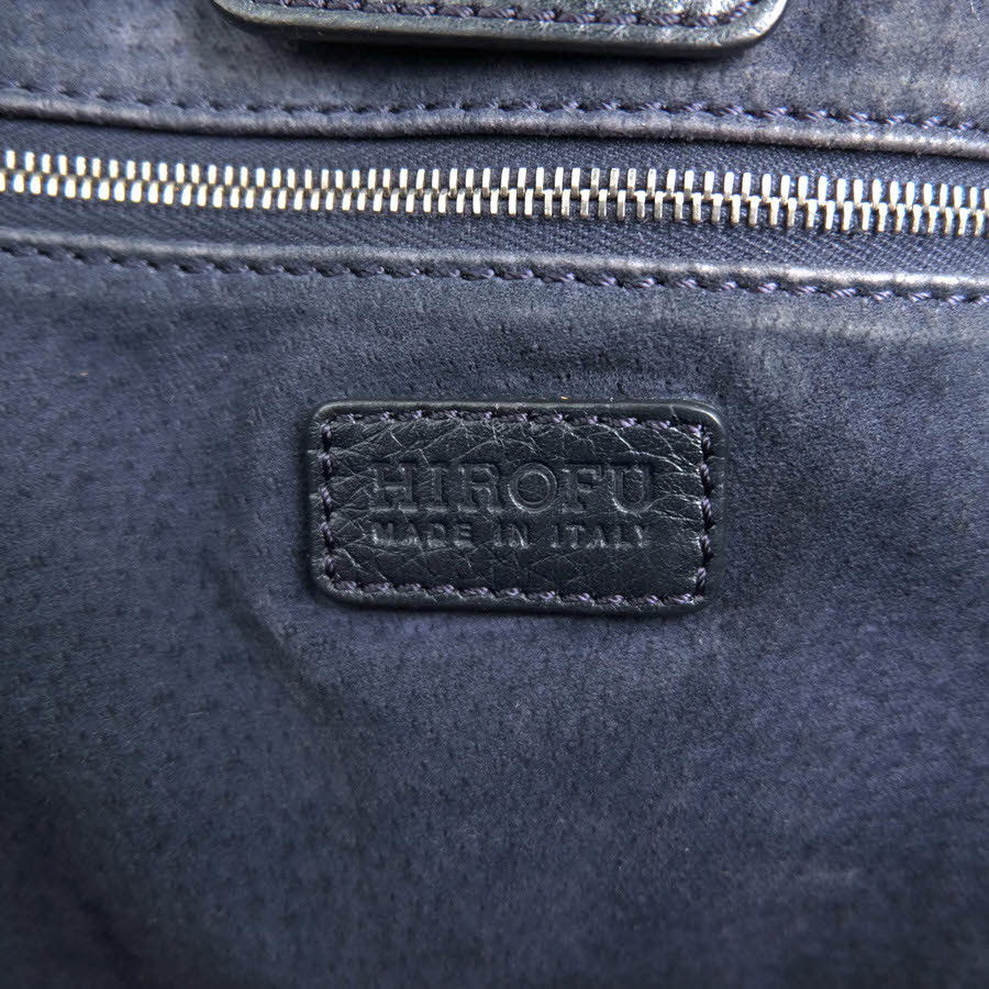 HIROFU Hirofu большая сумка 10973L телячья кожа машина fH Logo морщина кожа shrink кожа плечо .. one сумка на плечо 