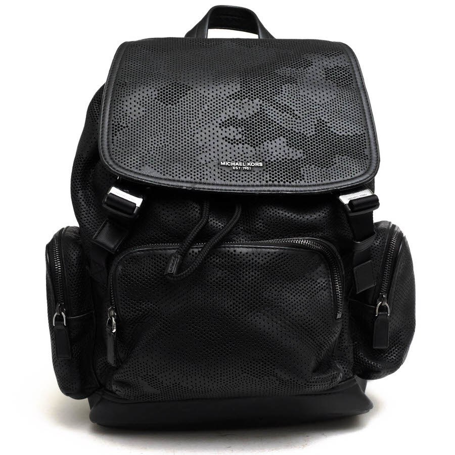 Michael Kors マイケルコース リュック 33S9LHYB2U Henry Camo Perforated Leather Backpack パンチングレザー 牛革 迷彩・カモフラージュ