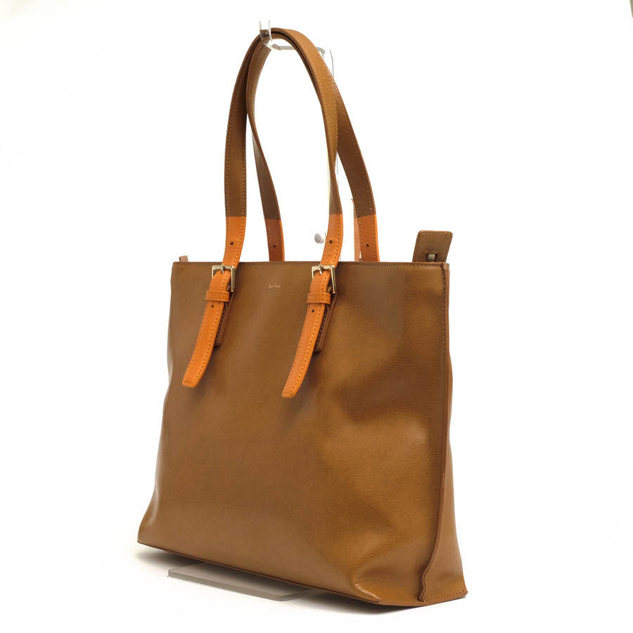 Paul Smith Paul Smith tote bag PWN822 color do chip split leather floor leather unisex man and woman use 