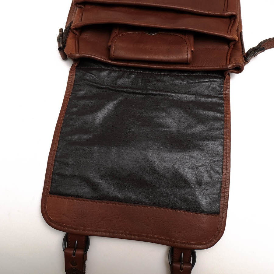 PORTER ポーター 吉田カバン ショルダーバッグ 206-02584 BARON SHOULDER BAG バロン 牛ステア クローム鞣し グローブ調 フラップ式 メッ_画像8