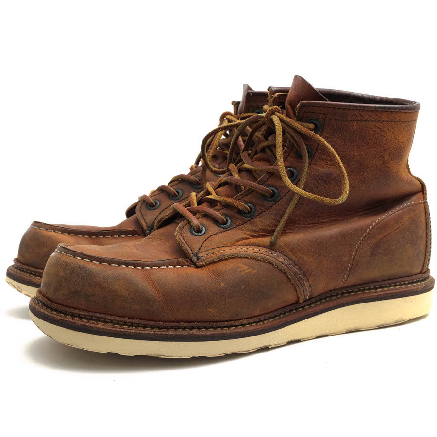 RED WING Red Wing Work boots 1907 Classic Work 6inch Legacy Moc copper rough & tough leather Copper Rough & Tough Leather IRI