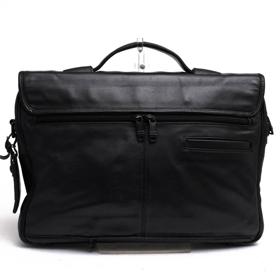 TUMI トゥミ ビジネスバッグ 96167DH Leather Slim Flap Brief ナパレザー 牛革_画像2