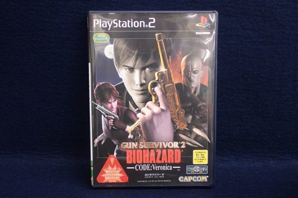 ▼ゲーム476 PlayStation2 ガンサバイバー2 バイオハザード コード：ベロニカ With ガンコン2▼PS2/BIOHAZARD CODE:Veronica/ジャンク_画像3