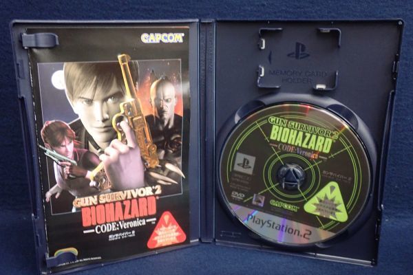 ▼ゲーム476 PlayStation2 ガンサバイバー2 バイオハザード コード：ベロニカ With ガンコン2▼PS2/BIOHAZARD CODE:Veronica/ジャンク_画像4