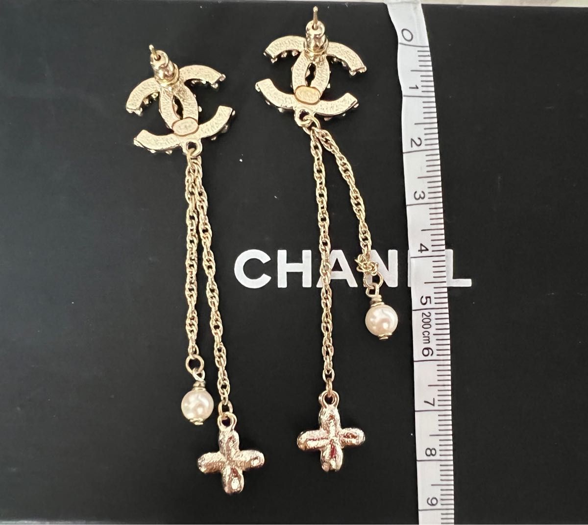 【未使用】最終価格★ パールピアス　ダイヤモンドピアス シャネル シャネルピアス　CHANEL ヴィンテージ　ノベルティ